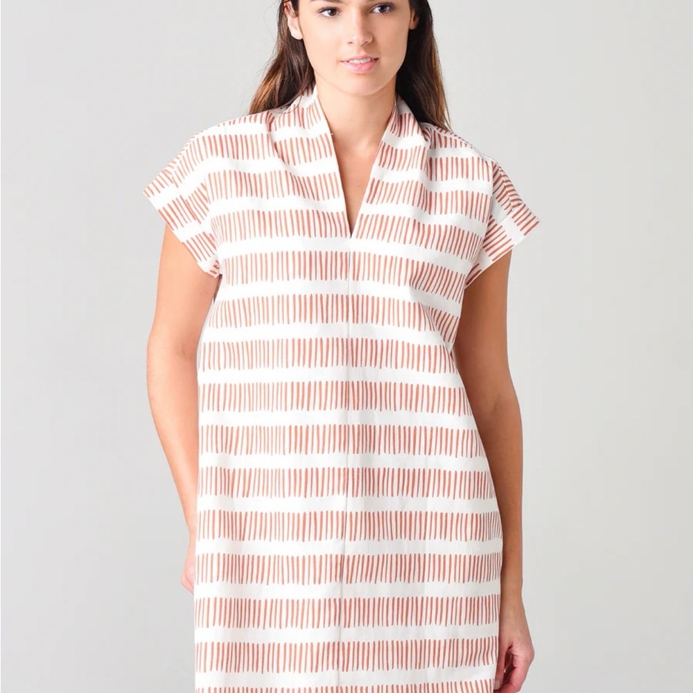 Brooke Wright Striped Mini Dress